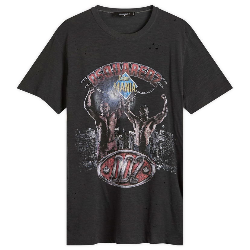 Majica kratkih rukava DSQUARED2 Dsquared2 Cigarette Fit T-Shirt, Size Large Crna | S71GD1530-S22146-814