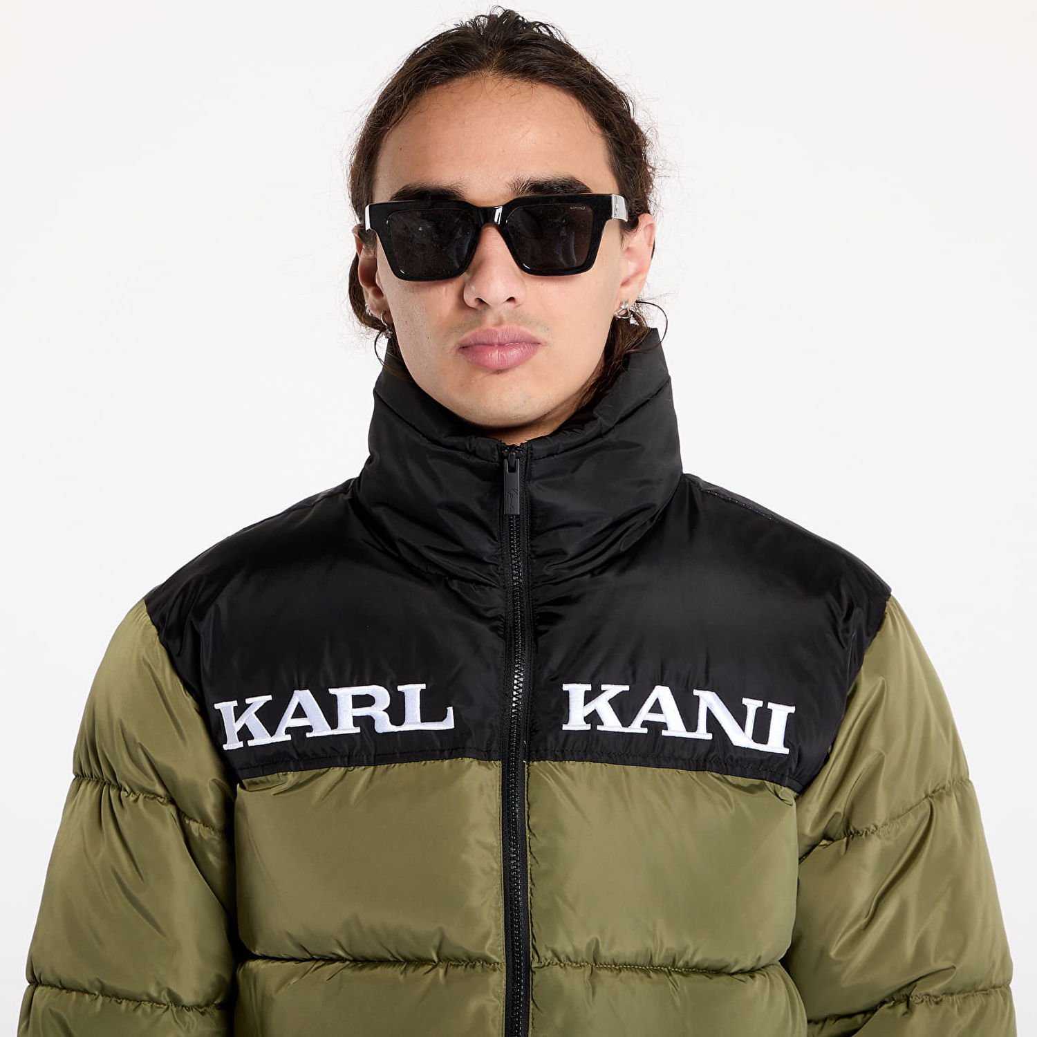 Pernata jakna Karl Kani Jacket Retro Essential Puffer Jacket Olive L Zelena | 60760012, 1