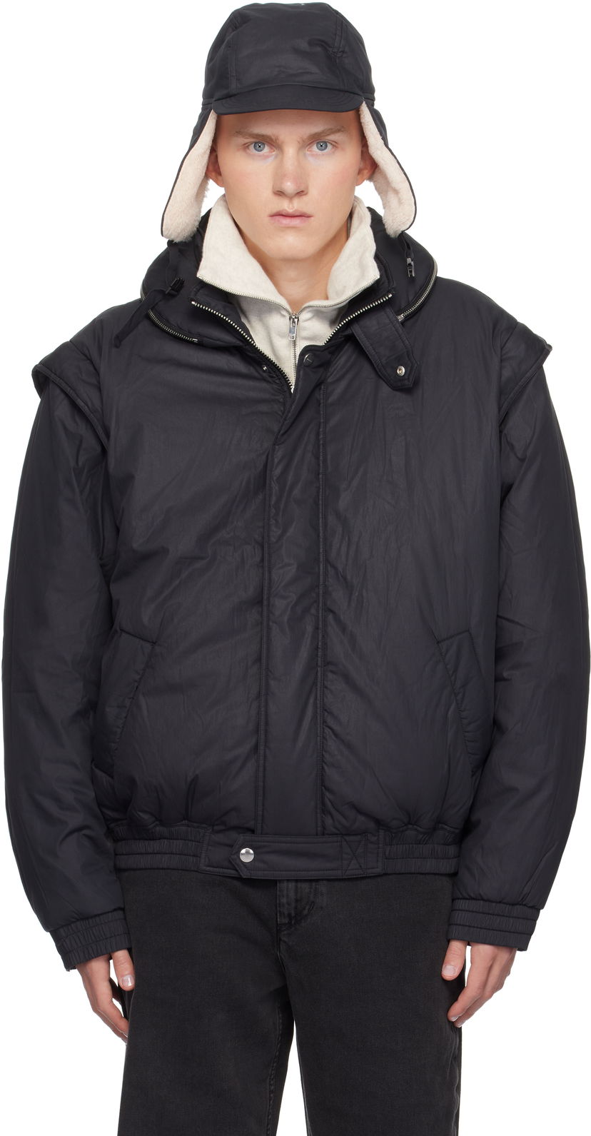 Pernata jakna ISABEL MARANT Isabel Marant Kasim Puffer Jacket Crna | VE0404HA-B3C03H