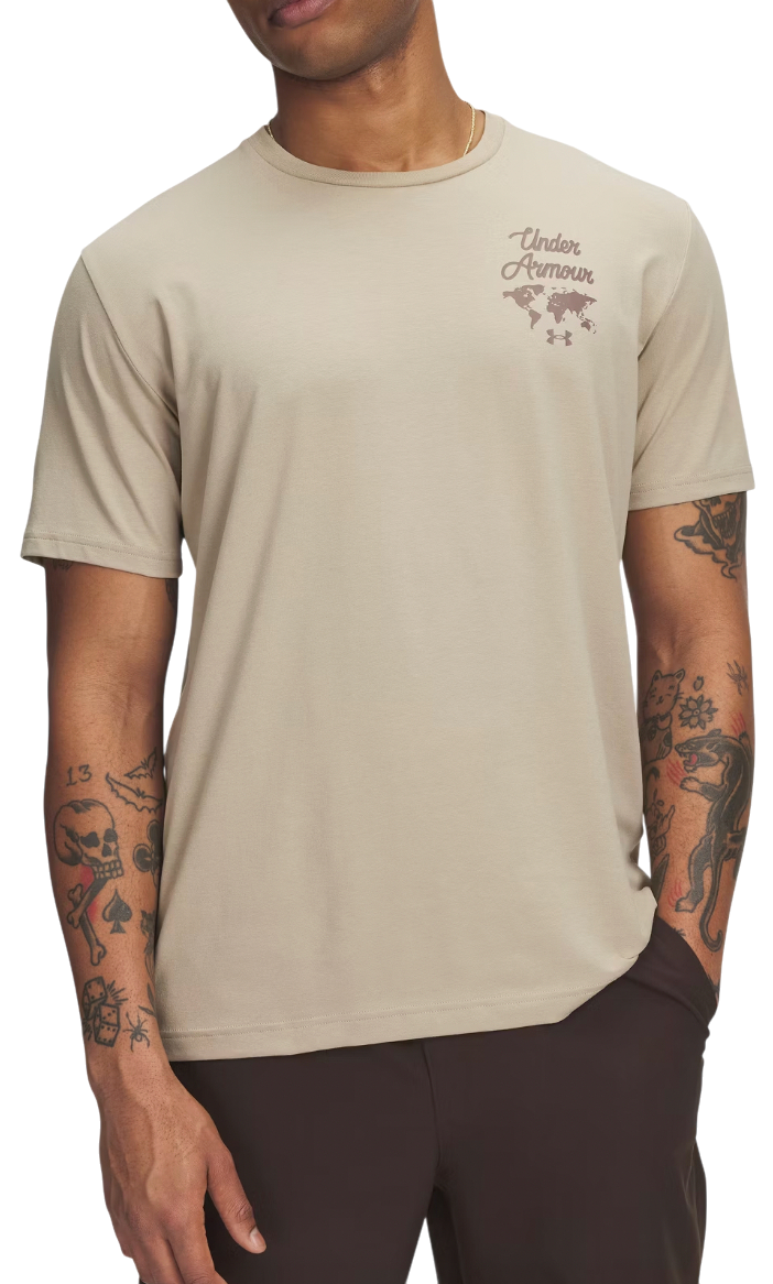 Majica kratkih rukava Under Armour Sports Wordmark T-Shirt Bež | 6004143-299, 0