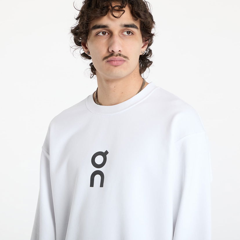 Dukserice On Running Running Club Crew Sweatshirt Bijela | 1ME10340069