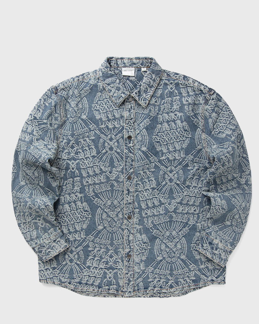 Košulja DAILY PAPER Macrame Rahul Denim Shirt Plava | 2513092