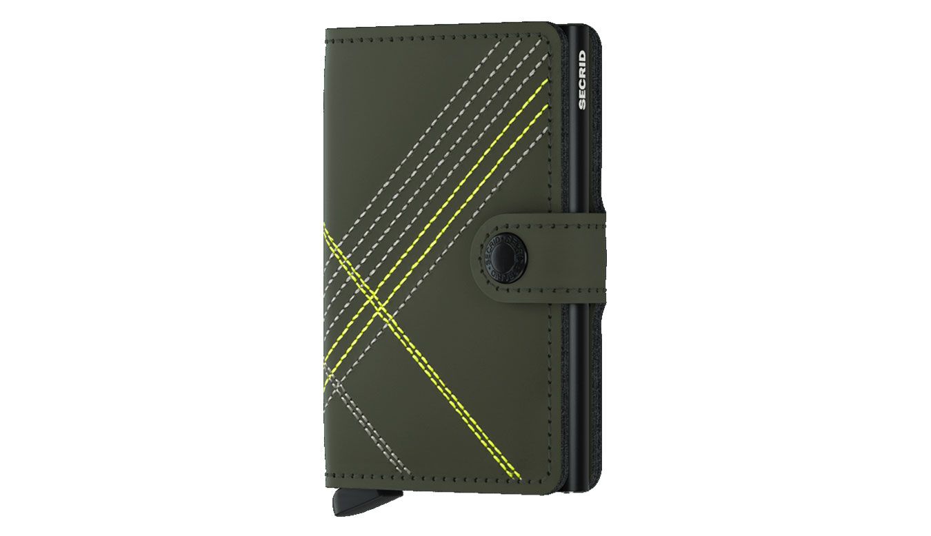 Novčanik Secrid Secrid Miniwallet Stitch Linea Lime Zelena | MSt-Linea-Lime, 1