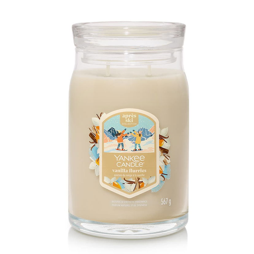 Svijeće Yankee Candle Après Ski Collection Signature Large Jar 2 Wicks Vanilla Flurries Bež | 43496