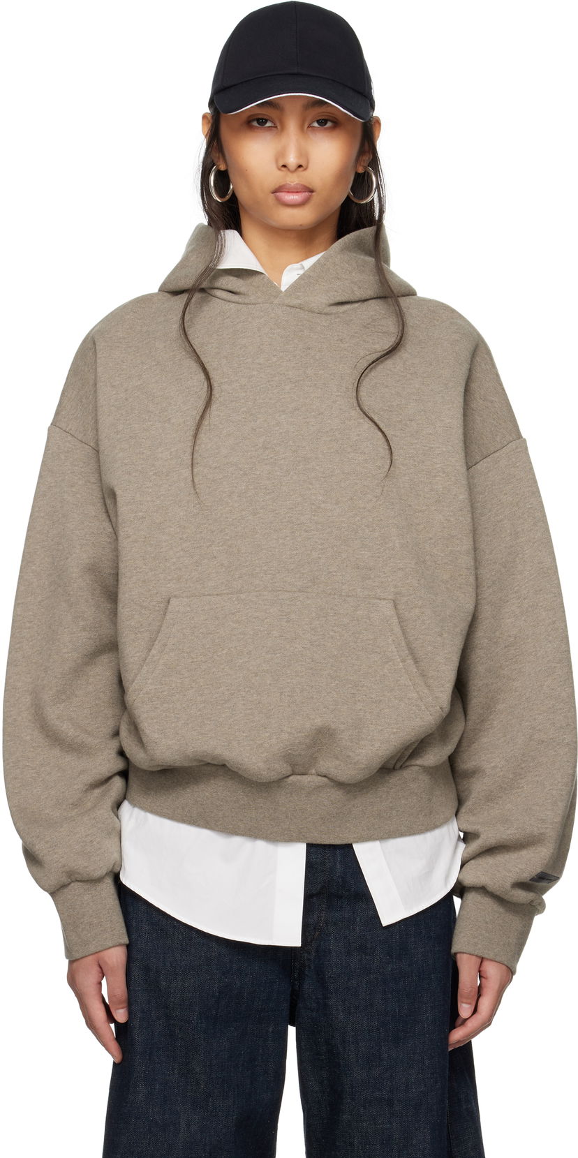 Dukserice Fear of God Fear of God ESSENTIALS Classic Hoodie Siva | 192AS252051F