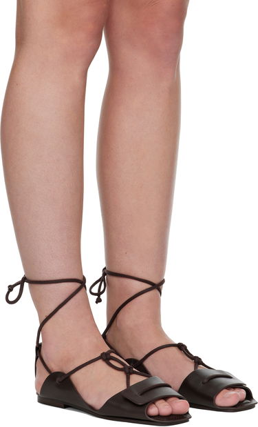Odjeća LEMAIRE Lemaire Opanka Flat Sandals Smeđa | FO0169 LL0043, 3