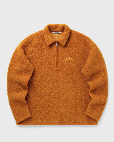 Džemper Edmmond Studios SNOW Fuzzy Long-Sleeve Half-Zip Polo Narančasta | 325-40-18730, 1