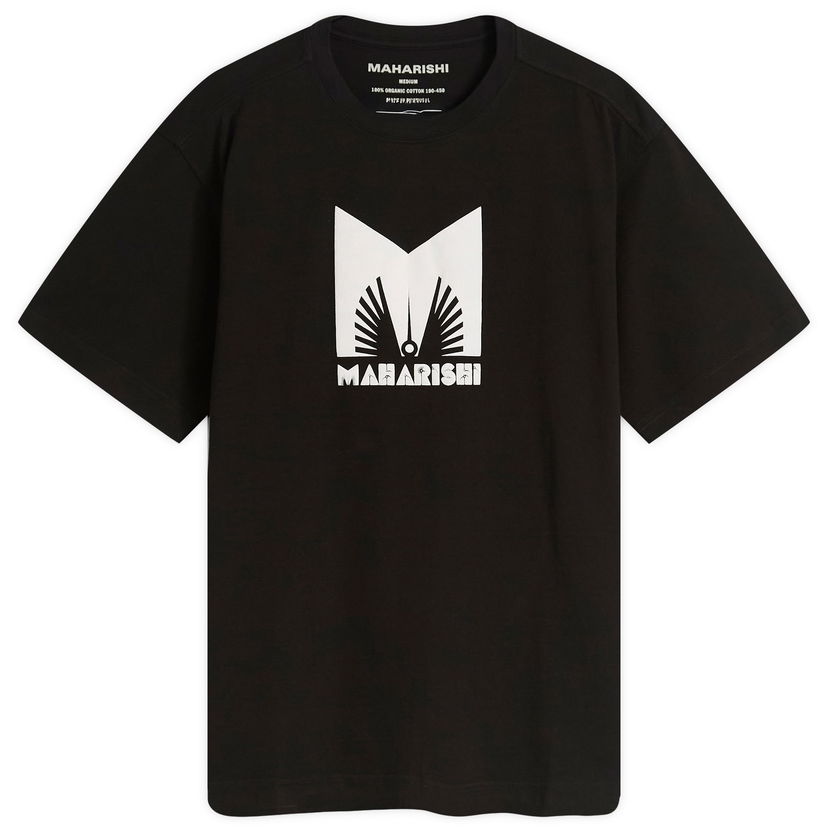 Majica kratkih rukava Maharishi Men's Kung Fulery Graphic T-Shirt, Size Large Crna | 1581-BLK