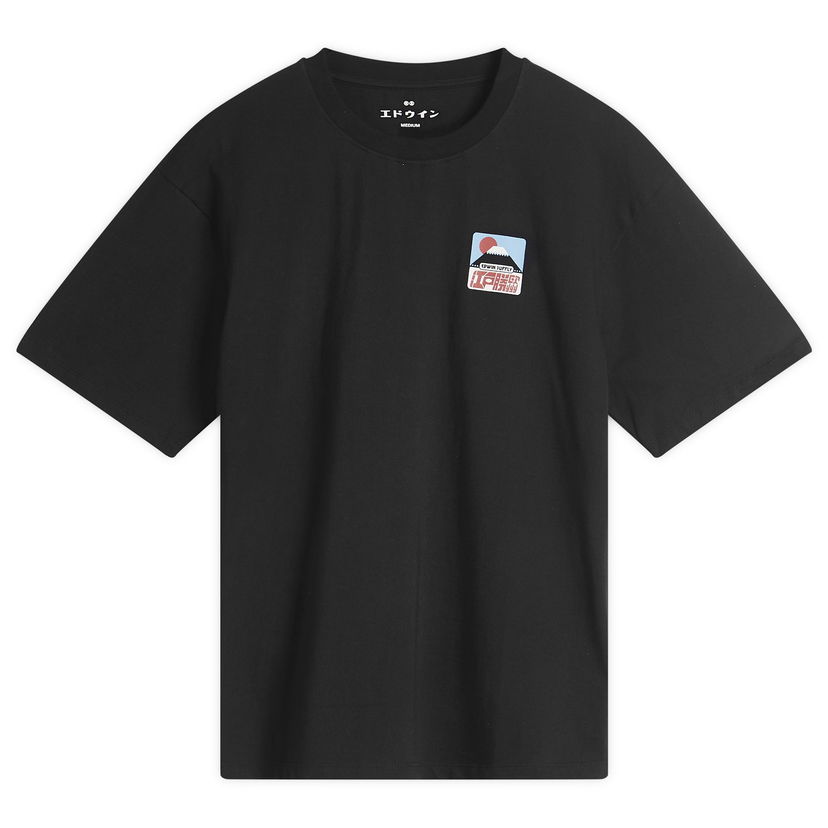 Majica kratkih rukava EDWIN Edwin Sunset On Fuji Graphic T-Shirt Crna | I035001-8900
