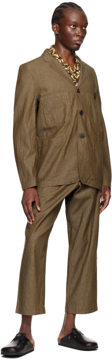 Košulja Universal Works Universal Works Camp Shirt Smeđa | P3058, 3