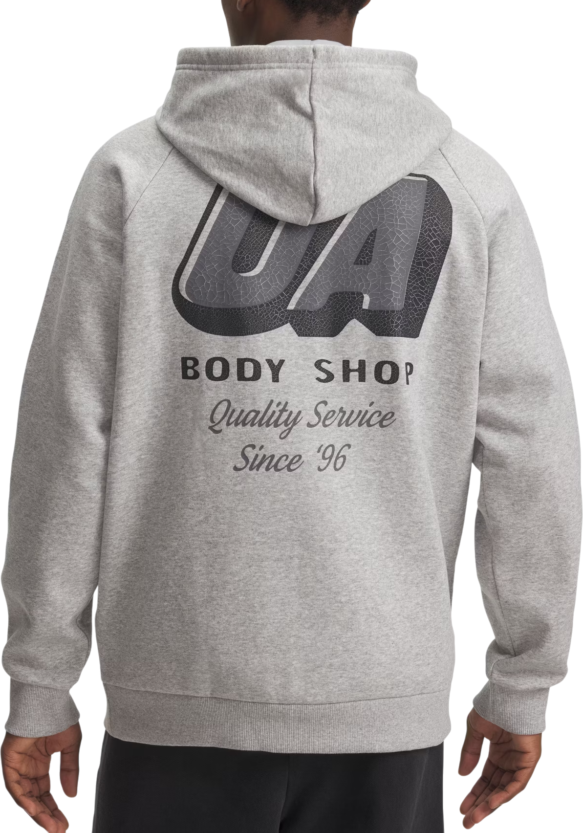 Dukserice Under Armour Rival Fleece Tow Truck Barbell Graphic Hoodie Siva | 6003955-011, 1