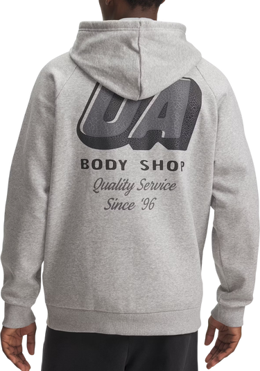 Dukserice Under Armour Rival Fleece Tow Truck Barbell Graphic Hoodie Siva | 6003955-011, 1