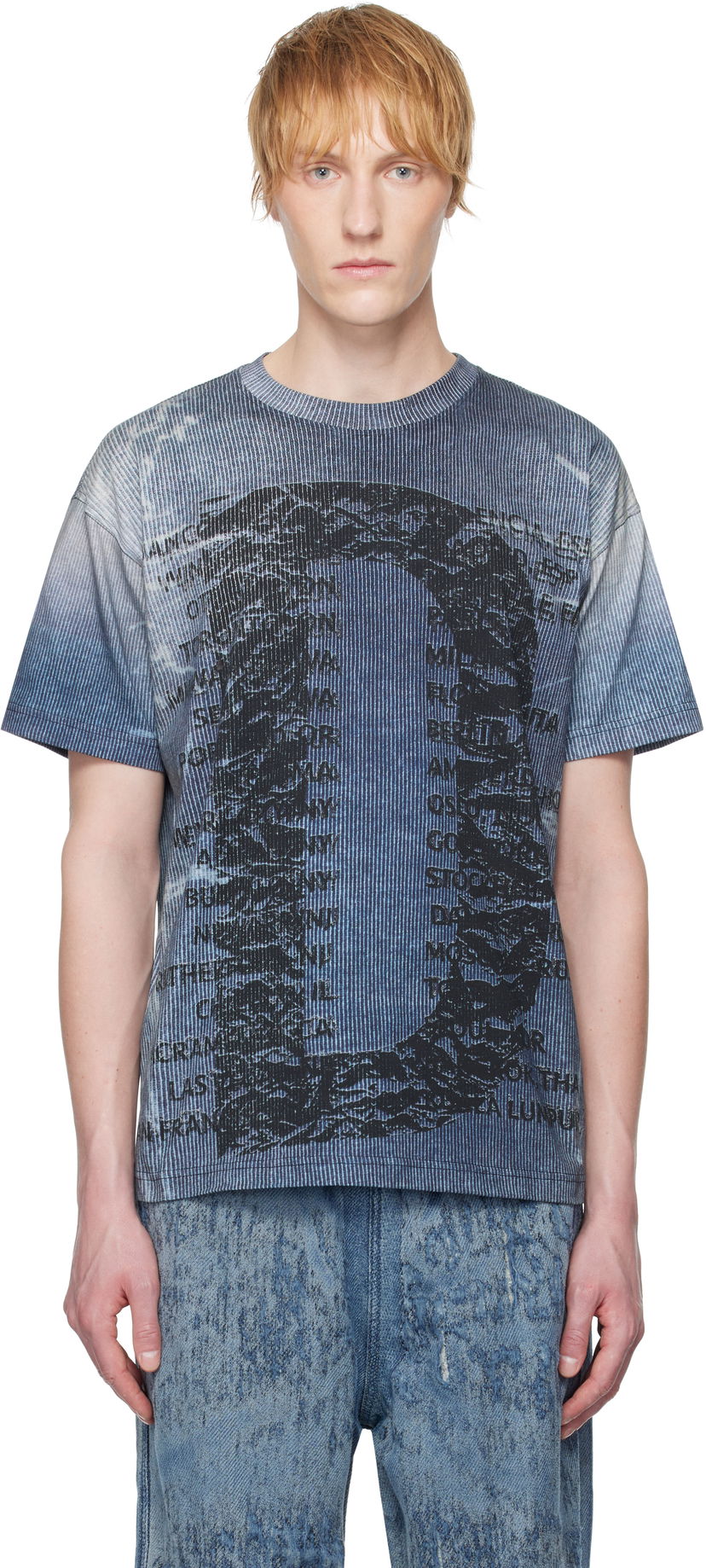 Majica kratkih rukava Diesel Diesel T-Norm-R2 Graphic T-Shirt Plava | A19650-0PJBH-900A