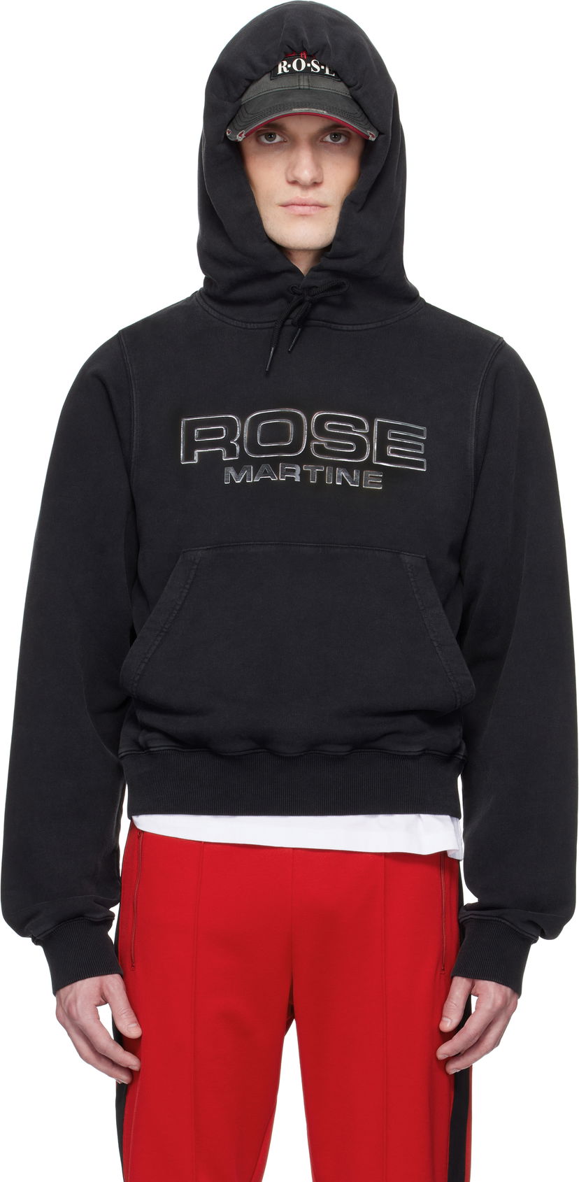 Dukserice Martine Rose Martine Rose Shrunken Hoodie Crna | 625JS02002D