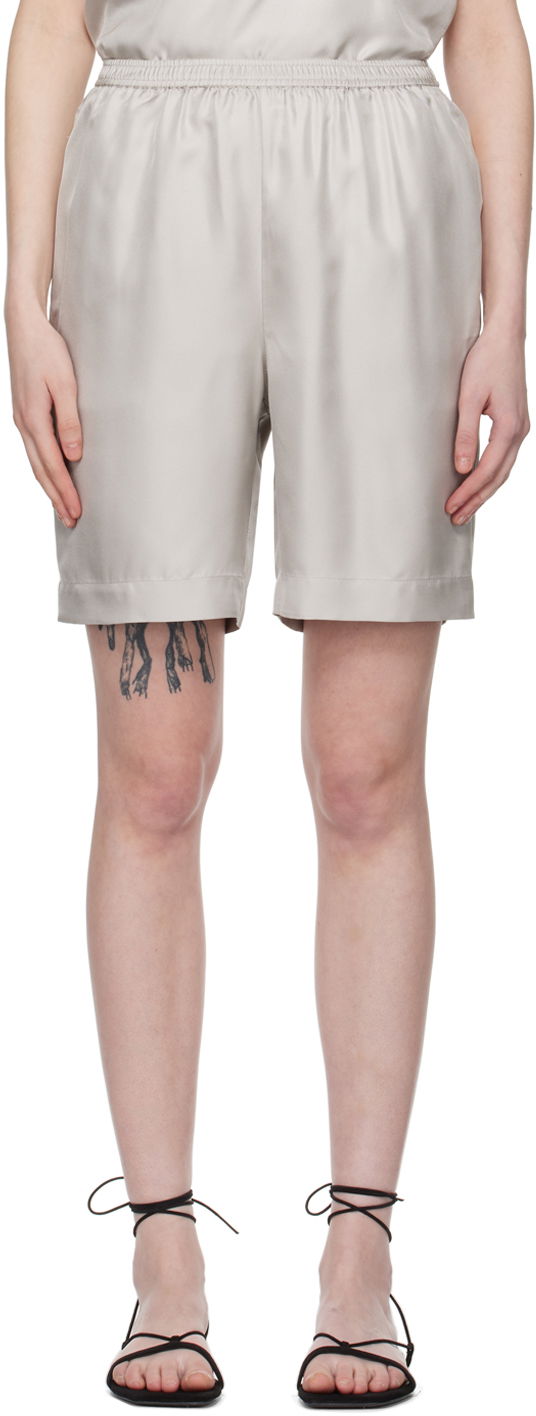 Kratke hlače Loulou de Saison Loulou de Saison Zinia Shorts Siva | ZINIA