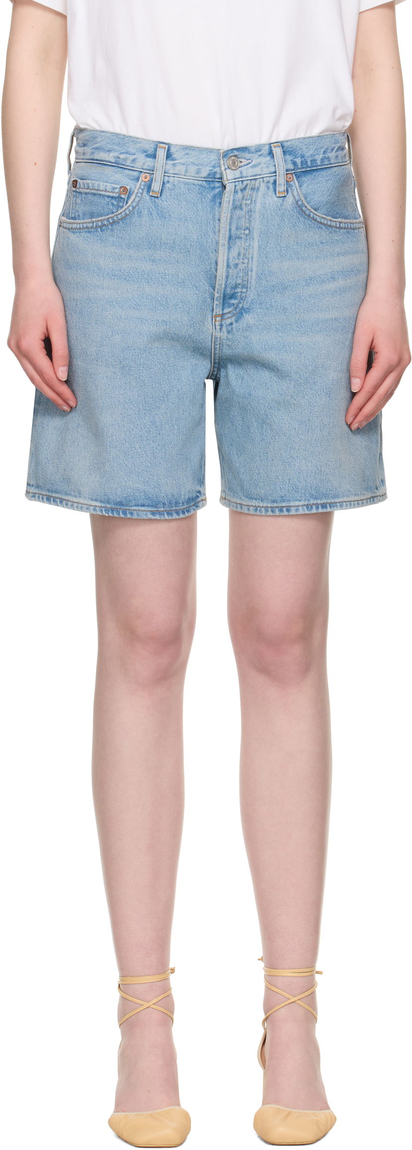 Kratke hlače AGOLDE AGOLDE Dame Denim Shorts Plava | A221-1206