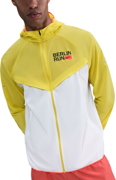 Jakna Nike Nike Stride Berlin Marathon Hooded Jacket Žuta | ih4068-100, 0