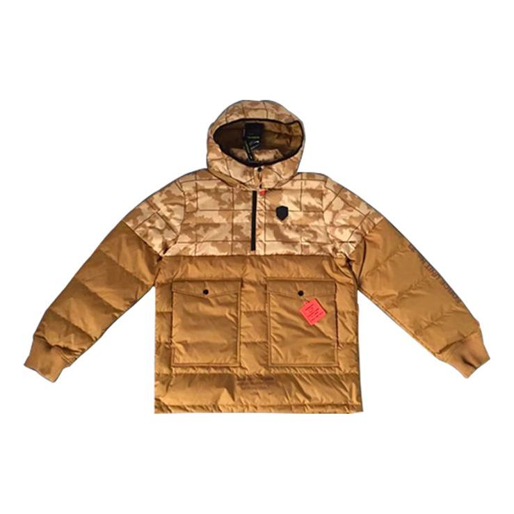 Parka Nike LeBron Hybrid Half Pull Chain Warm Down Jacket Smeđa | AT3905-790