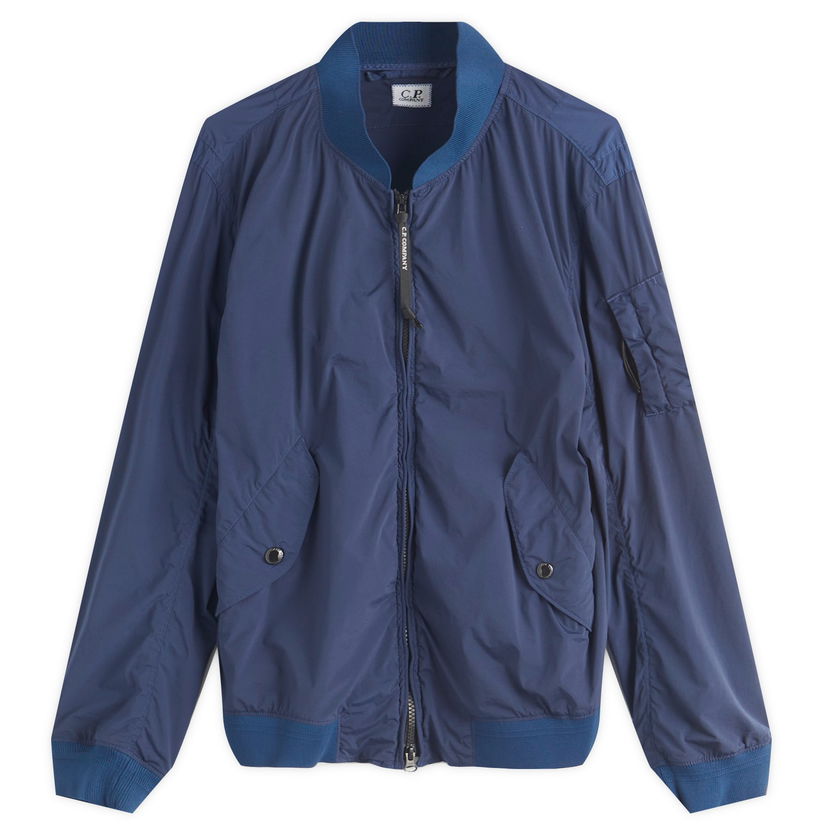Bomber jakna C.P. Company C.P. Company Arm Lens Bomber Jacket, Size Large Plava | 18CMOW182A-005864G-BLU