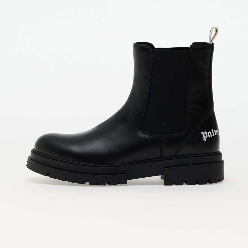 Tenisice i cipele Palm Angels Pa Chelsea Boot Black White Crna | PBID001F24LEA0011001