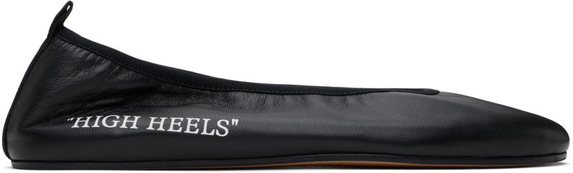 Odjeća Off-White Off-White 'High Heel' Ballerina Flats Crna | OWIK003C99LEA0021001