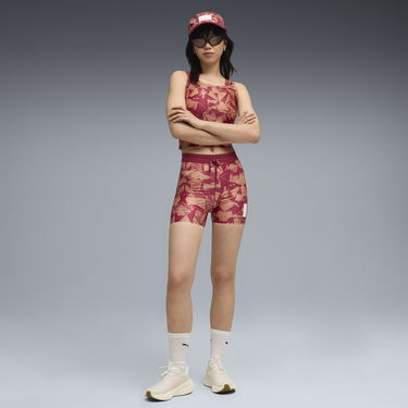 Kratke hlače Puma PUMA x SAYSKY Geometric Pattern Short Running Tights Tamnocrvena | 527834_90, 3