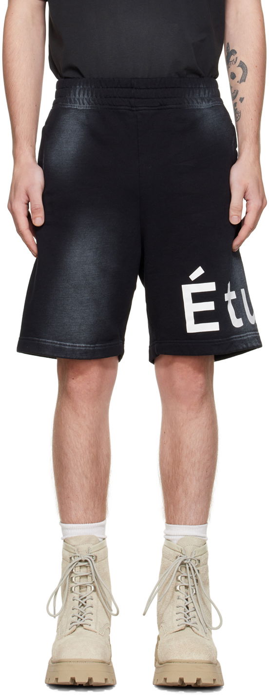 Kratke hlače Études Exclusive Tempera Black Shorts Crna | H22MX400OC17BK