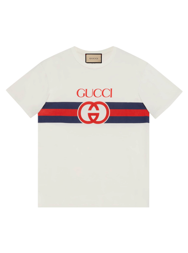 Majica kratkih rukava Gucci Interlocking G T-Shirt Bijela | 548334 XJET1 9095