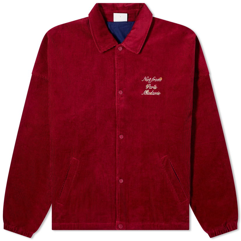 Bomber jakna Drôle de Monsieur Drole de Monsieur Corduroy Jacket Tamnocrvena | C-JT161-CO062-BX