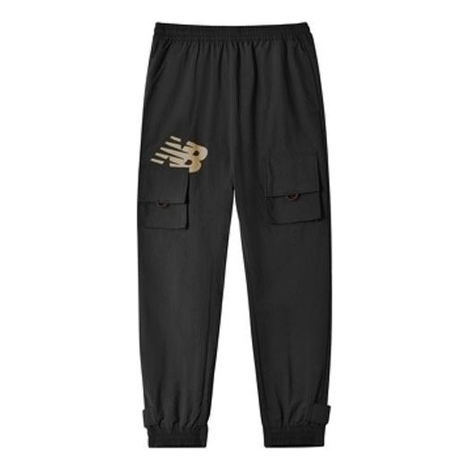 Cargo hlače New Balance Streetwear Cargo Pants Crna | AMP12350-BK