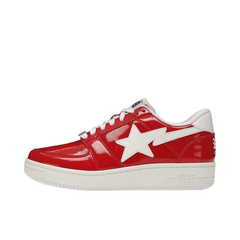 Tenisice i cipele BAPE Bape Sta Low "Patent Red" Crvena | 1G30191010 RED