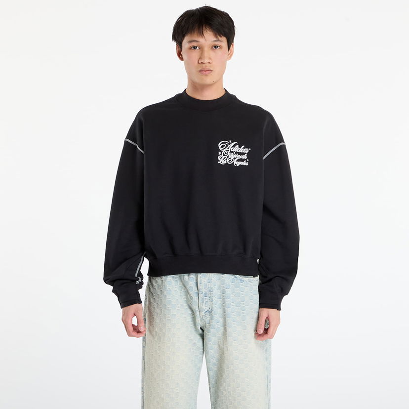 Dukserice adidas Originals Santa Monica Crewneck Sweatshirt Crna | JX6129
