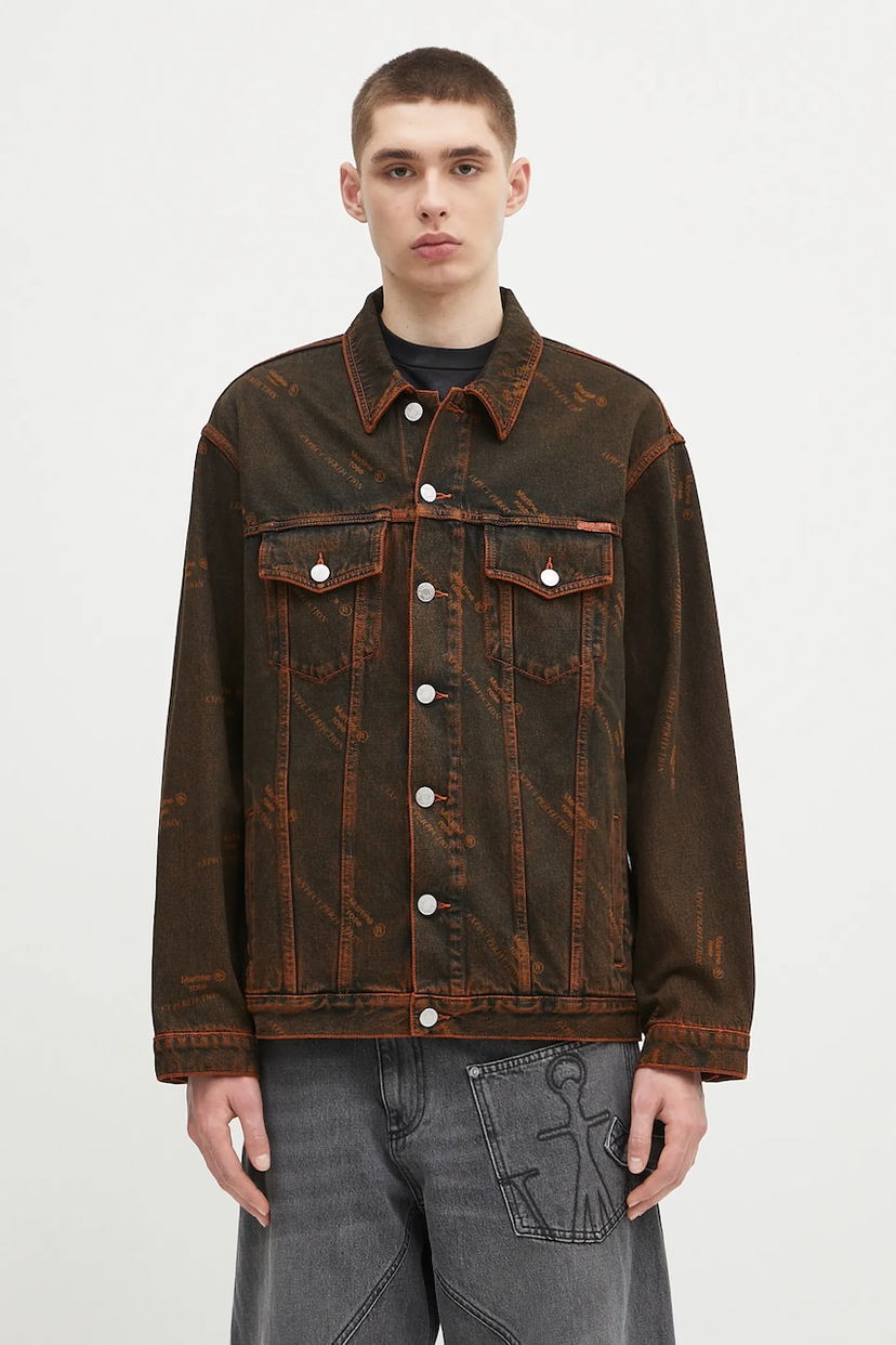 Jakna Martine Rose Martine Rose Oversized Denim Jacket Smeđa | 201WD06204