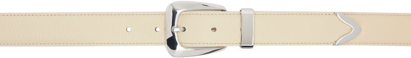 Pojasevi Khaite Khaite Benny Leather Belt Bež | 10012-914