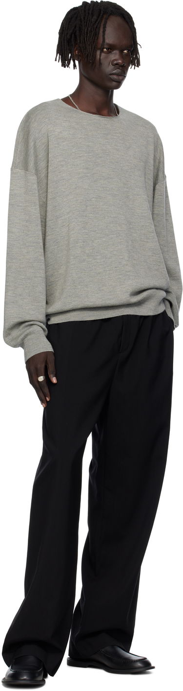 Džemper Fear of God Fear of God ESSENTIALS Long Sleeve Crewneck Sweater Siva | 192SP256495F, 3