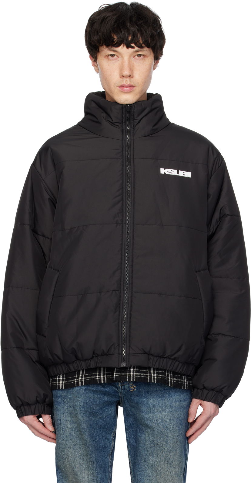 Pernata jakna Ksubi Sott Reversible Puffer Jacket Crna | MPS25JK003