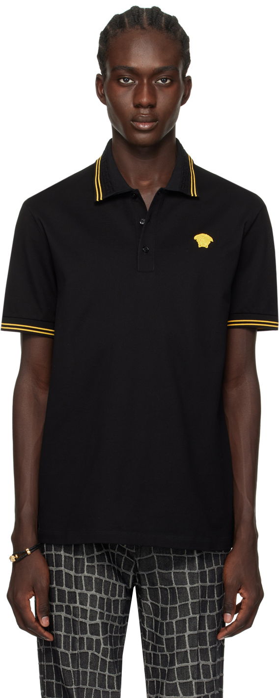 Polo majica Versace Medusa Polo Crna | 1013910_1A09860