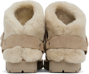 Odjeća Burberry Burberry Shearling Chubby Boots Bež | 8095547, 1
