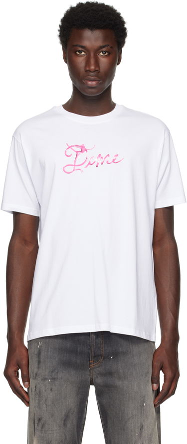 Majica kratkih rukava Dime Dime Satin Graphic T-Shirt Bijela | DIMESU2554WHT, 0