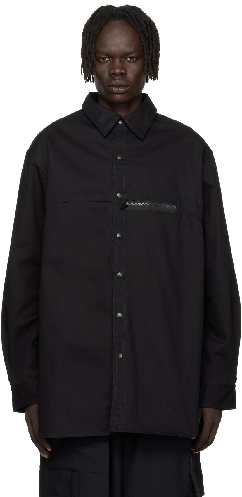 Košulja Y-3 Y-3 UT Twill Overshirt Crna | JW4620