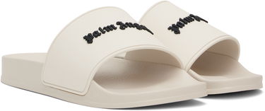 Tenisice i cipele Palm Angels Classic Logo Pool Slides Bijela | PWIC013C99MAT0016110, 3