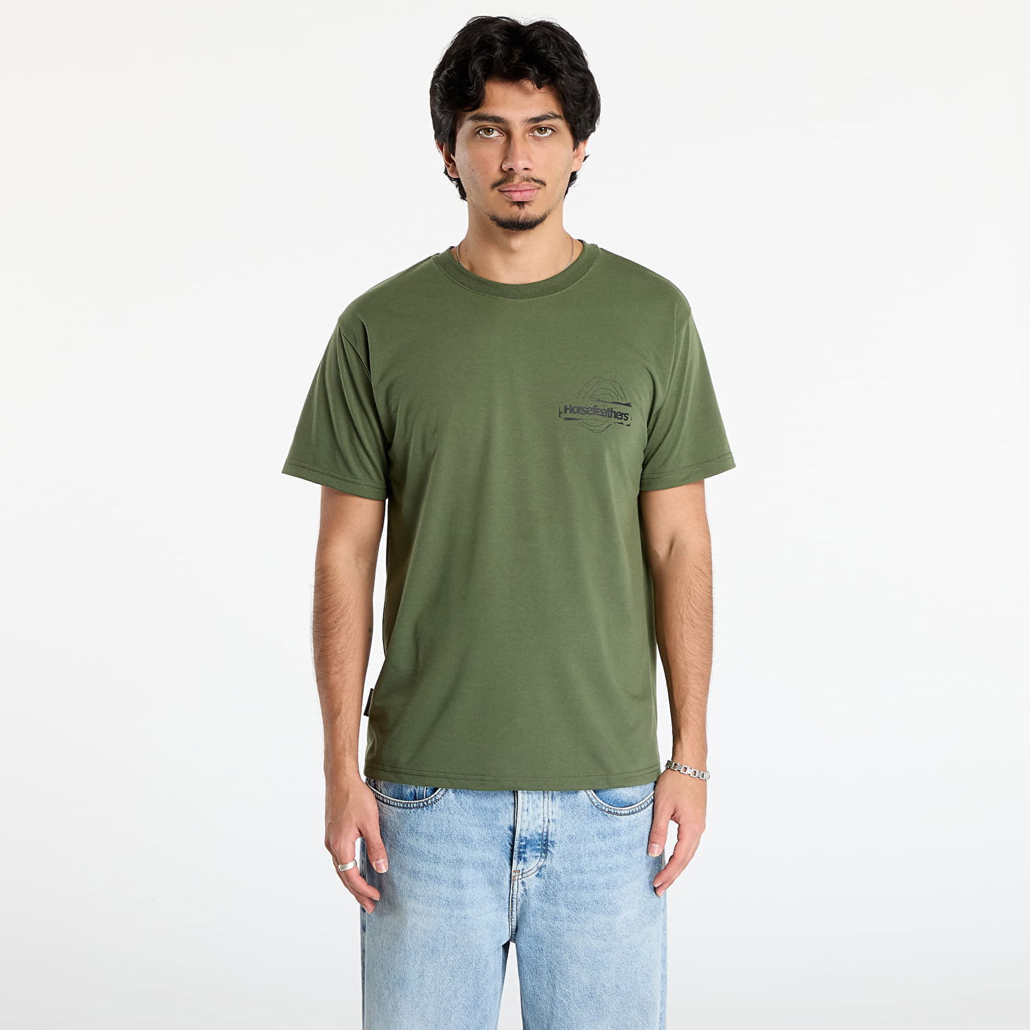 Majica kratkih rukava Horsefeathers T-Shirt Shank Zelena | SM1396A, 0
