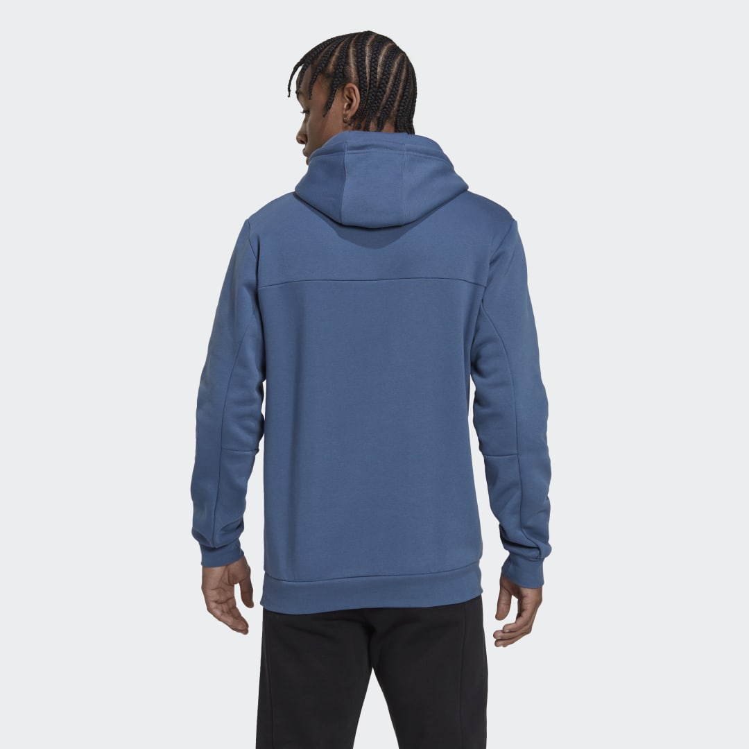 Dukserice adidas Originals Stadium Fleece Badge of Sport Hoodie Plava | HM7890, 1