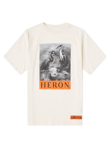 Majica kratkih rukava HERON PRESTON Oversized Tee Bijela | HMAA026C99JER0010110