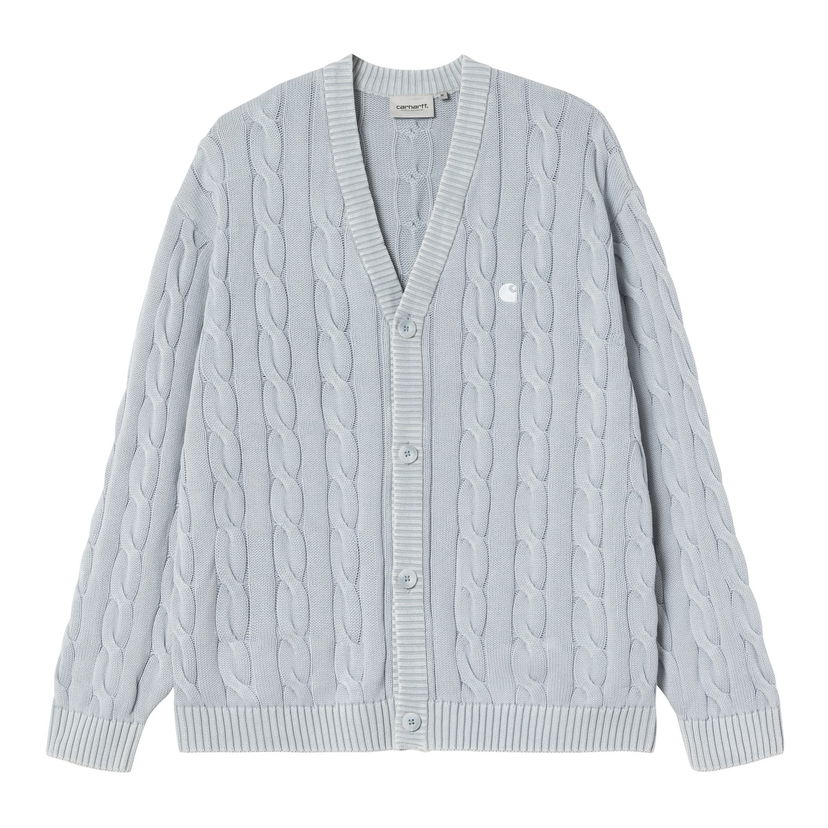 Džemper Carhartt WIP Carter Cable Knit Cardigan Plava | I035178_6