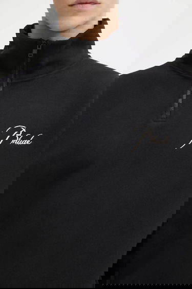 Dukserice Rhude Classique quarter zip sweatshirt with logo Crna | RHFW25ST01012, 3