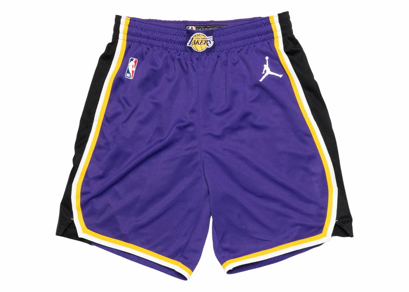 Kratke hlače Nike LA Lakers Statement Edition 2020 Swingman Shorts Field Purple/White Ljubičasta | CV9564-504