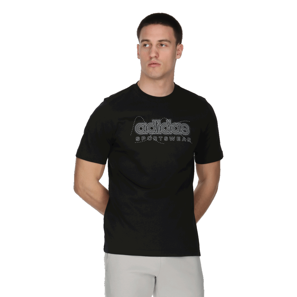 Majica kratkih rukava adidas Originals T-Shirt Growth Sportswear Crna | IM8313, 0