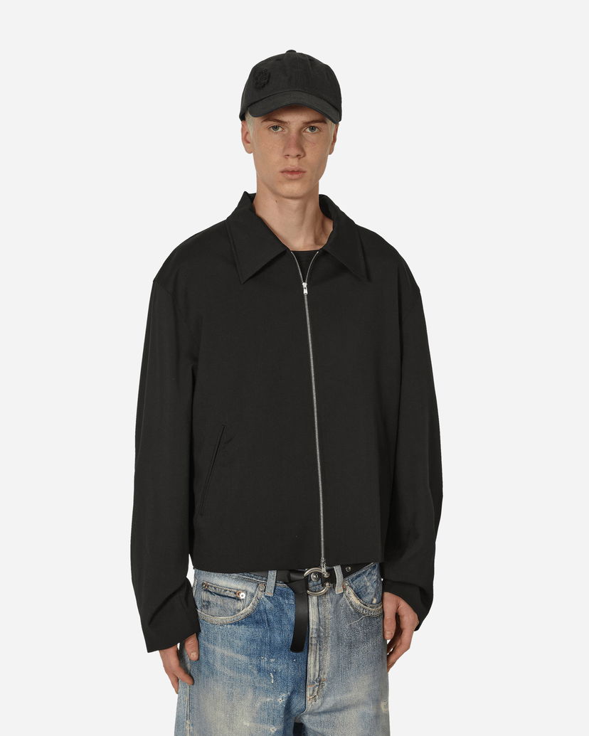 Bomber jakna OUR LEGACY Cropped Zip Jacket Crna | M2230MBW 001