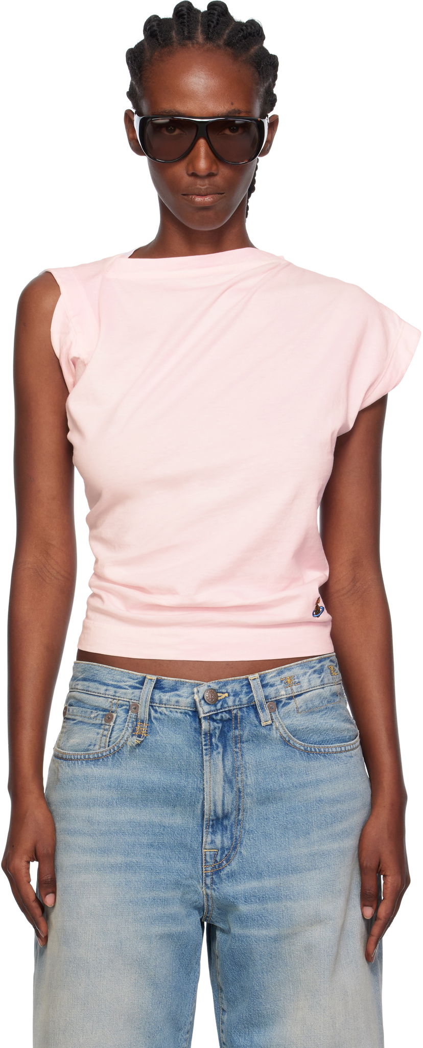 Majica kratkih rukava Vivienne Westwood Vivienne Westwood Hebo T-Shirt Ružičasta | 1504000A-J009R-